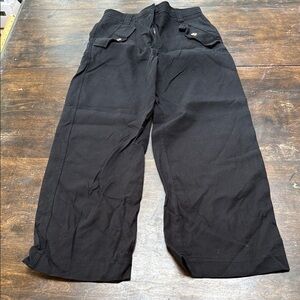 H&M Black Wide-Leg Pants